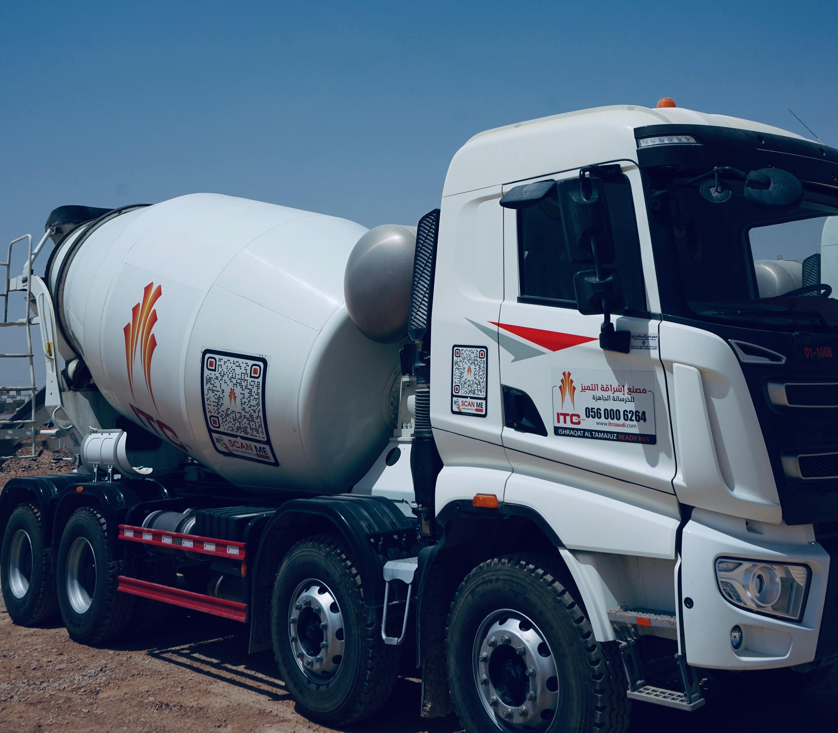 شاحنات الخلط المتطورة